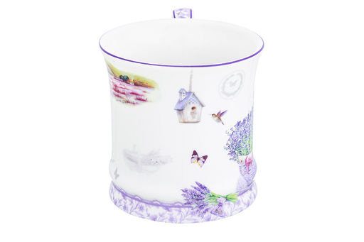 Кружка 170 мл 10,5*8*7,5 см Лаванда NEW BONE CHINA - Elan gallery фото 5
