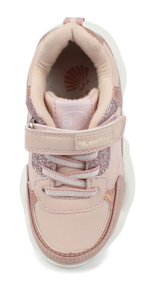 AL 4413 Полуботинки типа кроссовые детские, розовый - Antilopa фото 4