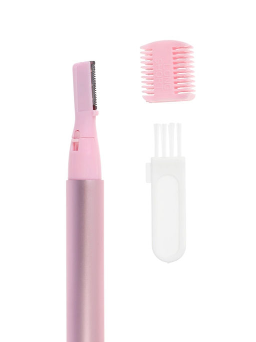 Триммер LEP-05, для бровей, 1хААА (не в комплекте), розовый