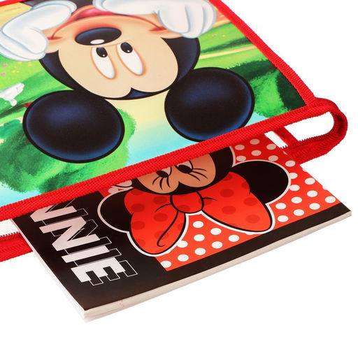 Папка пластиковая для тетрадей А5, на молнии, Микки Маус - Disney фото 6