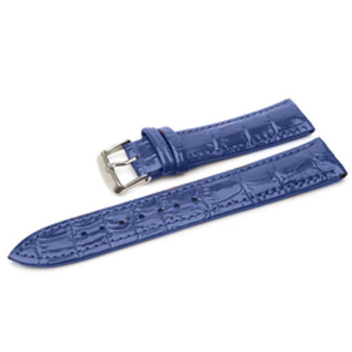 Ремешок для часов натуральная кожа голубой C11-14blue