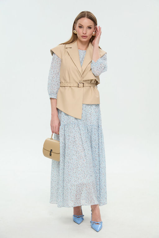 Жилет NIKVA н1019-4 крем-брюле