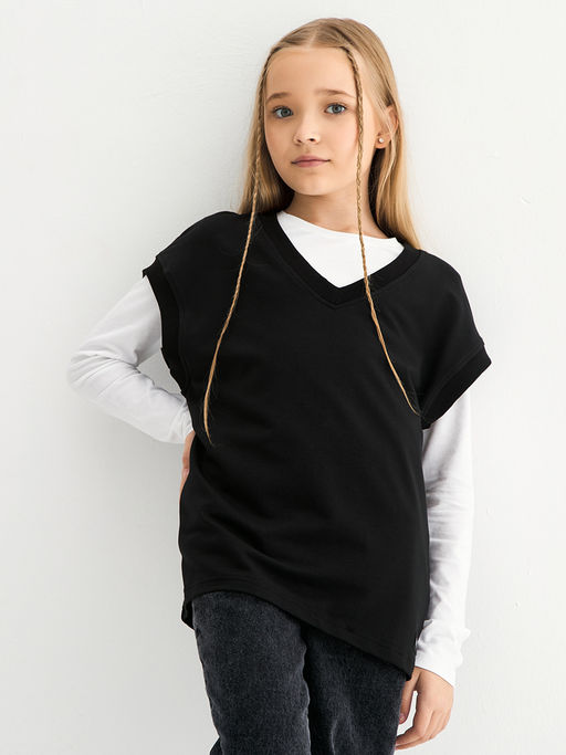 Черный жилет