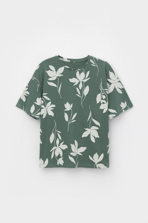 Футболка VERY NEAT _ ЕВТ 3184/зеленый мох,магнолия фото 6