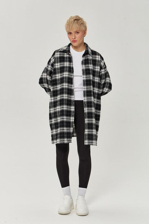 Рубашка-кейп в клетку KUB - Melcloth фото 2