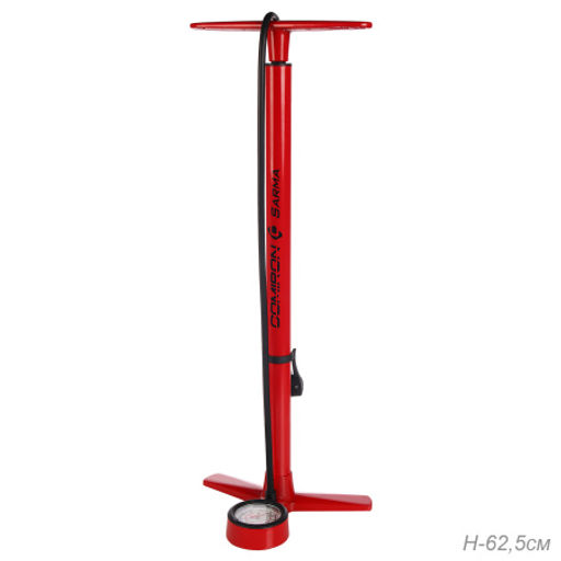 Насос напольный с манометром COMIRON SARMA алюминиевый корпус алюминиевая ручка литая алюминиевая база манометр 2,5 32*630 мм, 506 см3, 11 бар/уп 10/ - Галеонтрейд фото 3