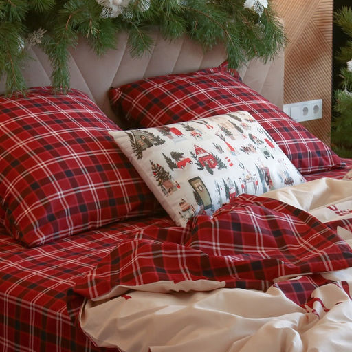 Постельное бельё евро «Этель» Scottish deer, поплин