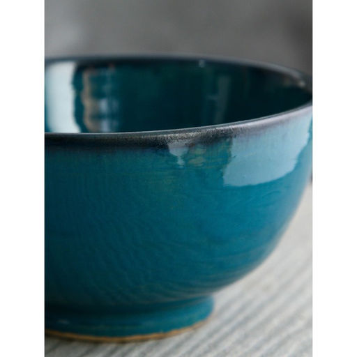 Салатник керамический Голубой, 600 мл, микс, 1 сорт, Иран - Керамика ручной работы фото 3