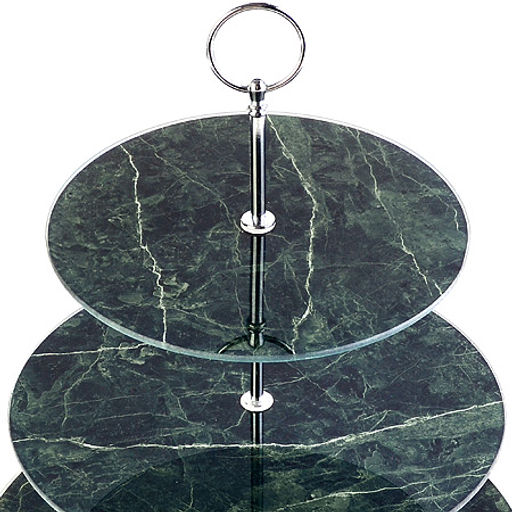 31503 Конфетница 3-ярусная на ножке LR (х8)