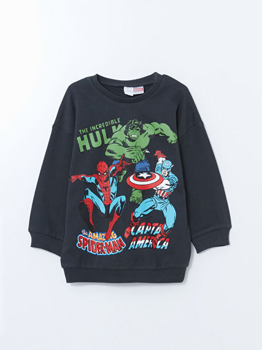 Spider-Man Bask?l? Erkek ?ocuk Sweatshirt ve E?ofman Alt 2li