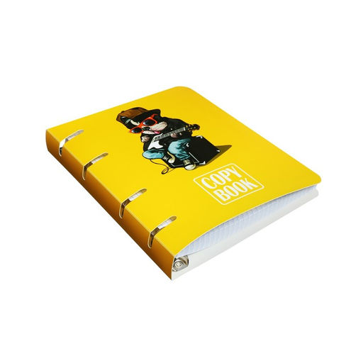 Тетрадь на кольцах, в клетку, 160 листов CoopyBook. Dog пластиковая обложка, блок офсет - Calligrata фото 2