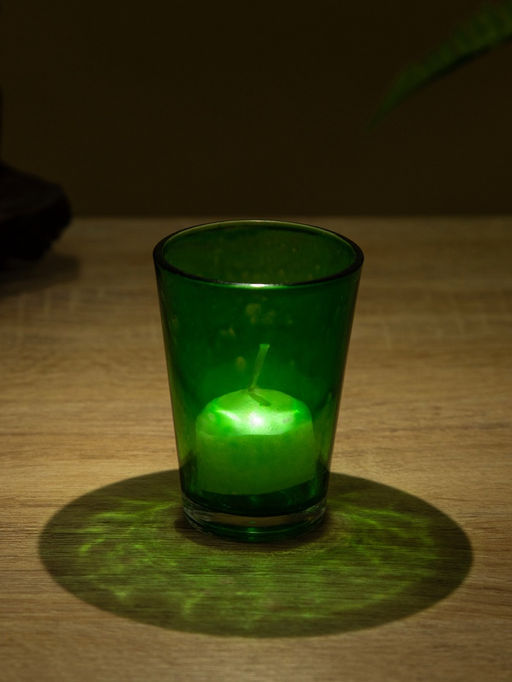 Подсвечник для чайной свечи, 5.5×5.5×7.8 см, МИКС
