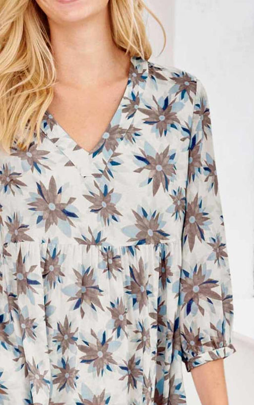 Платье, бело-голубое - Linea tesini фото 6