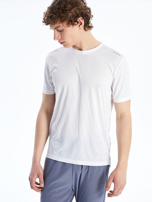 Bisiklet Yaka K?sa Kollu Erkek Spor Ti??rt