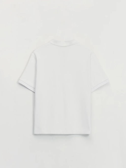 Футболка поло на молнии / Zarina  фото 2