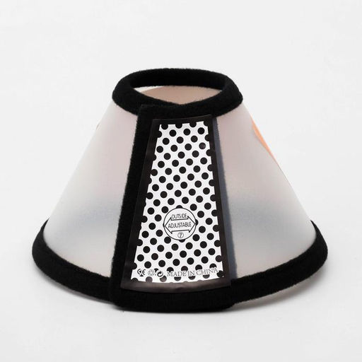 Ветеринарный воротник №7, обхват шеи 17-19 см, высота 8,5 см, чёрный - Пижон фото 5