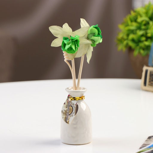 Набор подарочный с диффузором Ваза с цветком, аромат яблоко, Богатство Аромата  фото 6