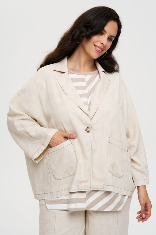 Жакет Бурвиль бежевый