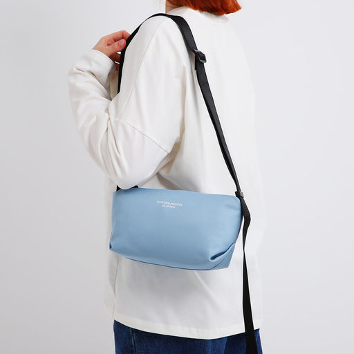Сумка молодёжная на молнии, цвет голубой - Simaland фото 9