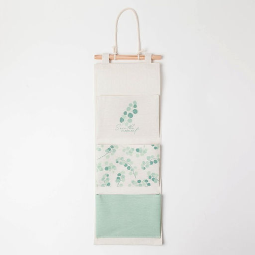 Кармашек текстильный Эвкалипт 3 отделения, 56х20 см - Этель фото 2