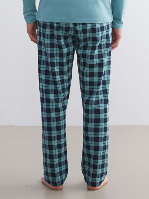 Standart Kal?p Ekose Erkek Pijama Alt