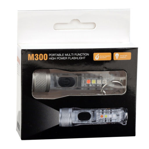 Фонарь универсальный COMIRON GEEK корпус: жёсткий ABS, IP65; свет: T20, 400lm +4COB, аккум: 300 mAh, USB Type-C; карабин, магнит 19г /уп 120/ - Галеонтрейд фото 5