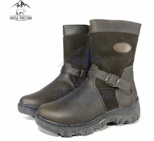 Монголки подростковые коричневые, литая подошва