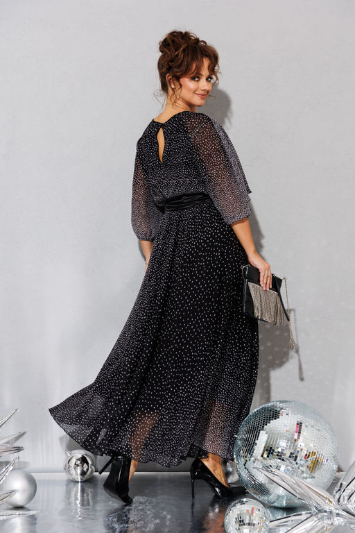 Платье Anastasia 063.1-Р черно-серый - Mira fashion фото 4