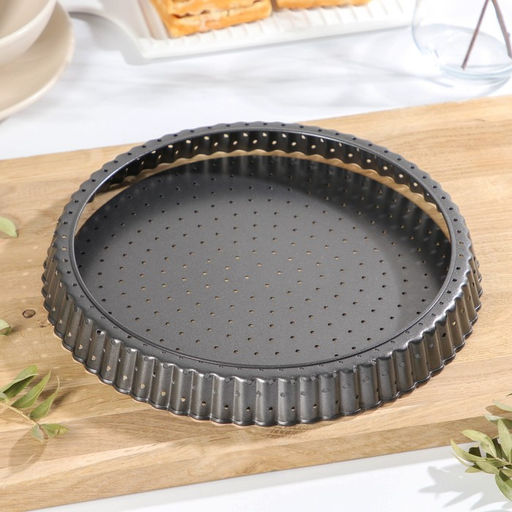 Форма для выпечки Доляна Galaxy, 26×3 см, разъёмная, перфорированная, антипригарное покрытие