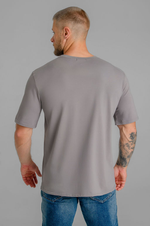 Арт. 67114/10 Футболка мужская 48-58 (6 шт) Цвет:серо-бежевый - Идеал фото 8