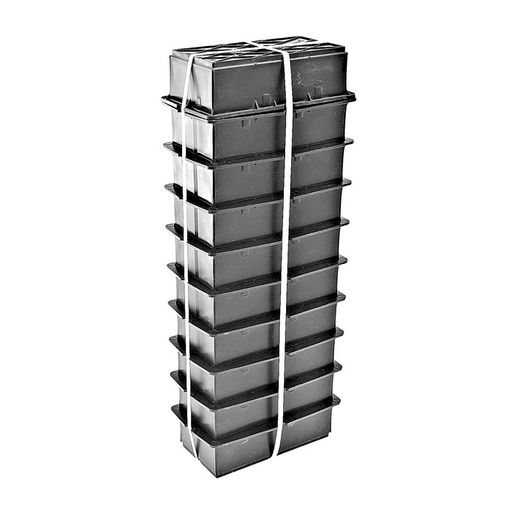 Цена за 9 шт. Форма для тротуарной плитки «Кирпич», 20×10×6 см, шагрень, Ф11018, 1 шт.