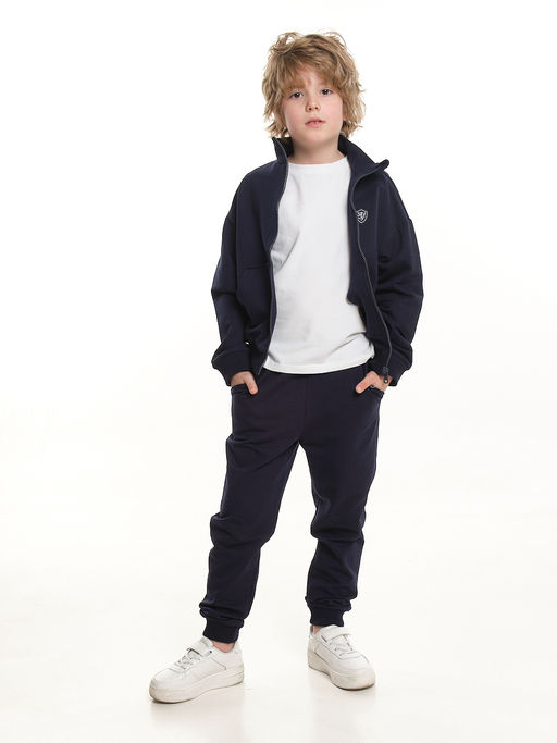 Спортивный костюм для мальчика подростка 22-7575 синий