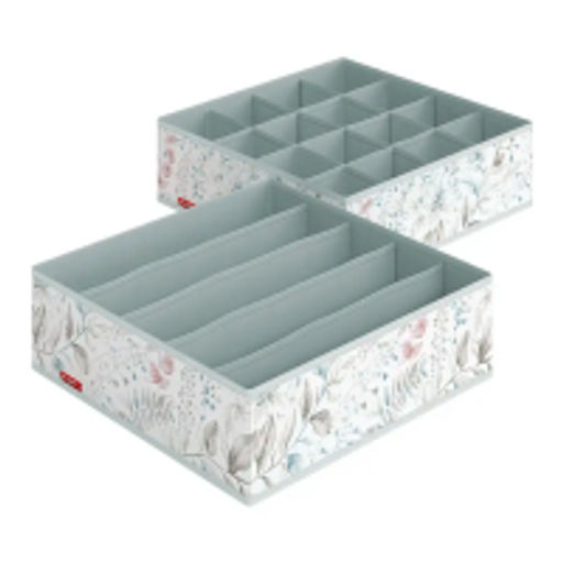 VAL BT-S16S5 Набор органайзеров для белья, 2 шт., без крышки, 32*32*10 см, BOTANIC, шт