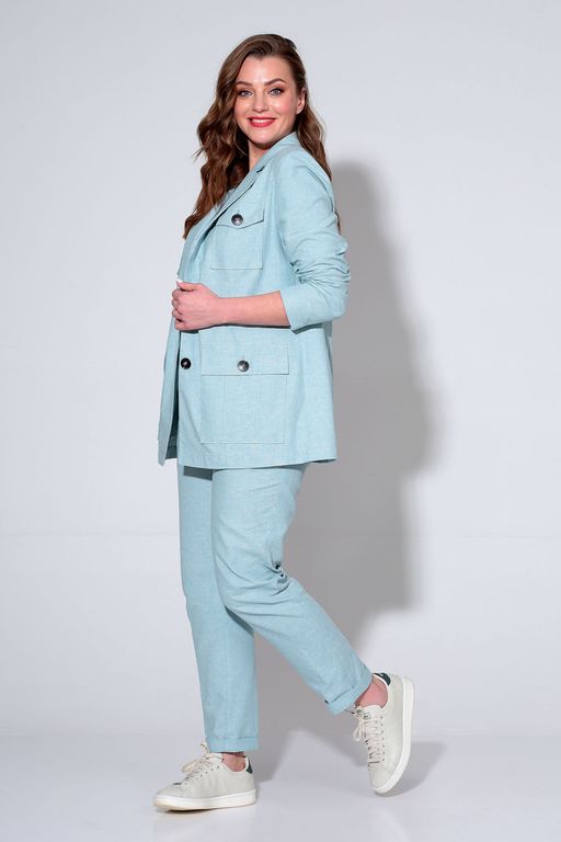Костюм Liona Style 836 лазурный  фото 2