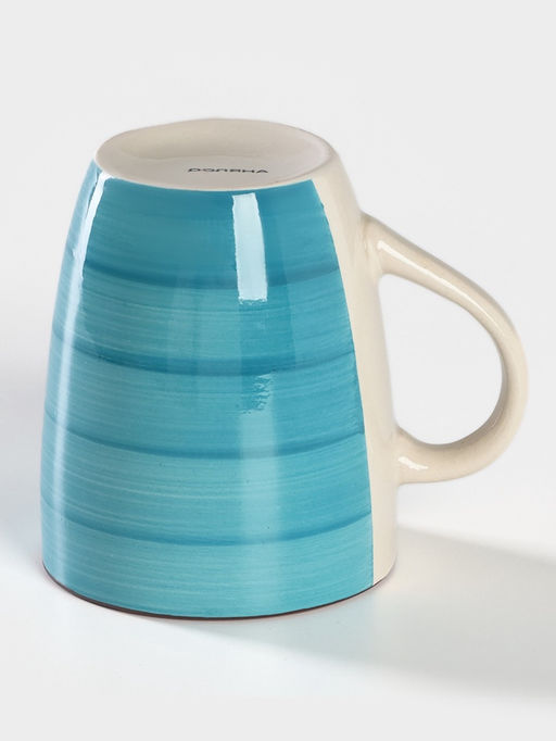 Кружка Доляна «Морской мир», 360 мл, керамика, голубая