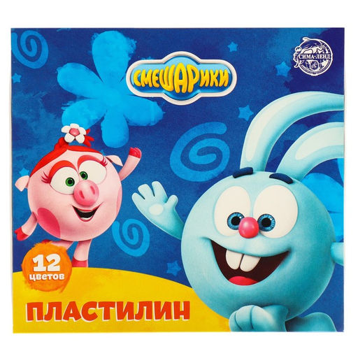 Пластилин СМЕШАРИКИ, 12 цветов, 180 г  фото 4