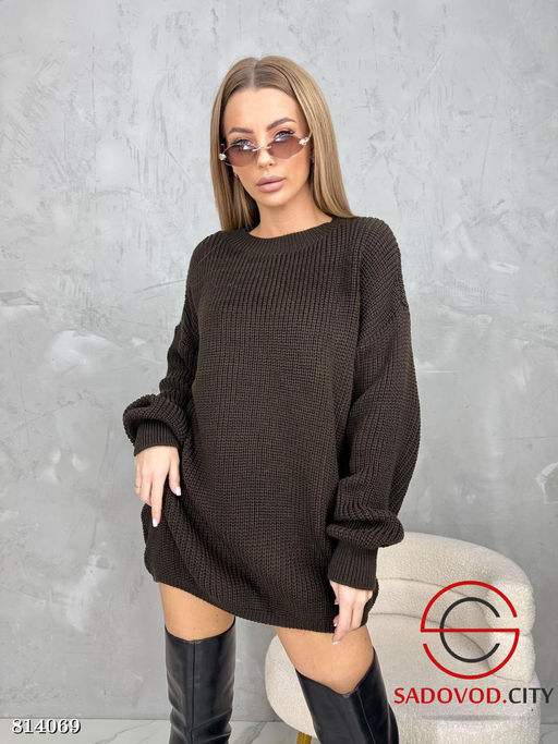 Свитер вязаный оверсайз - Bruno фото 4