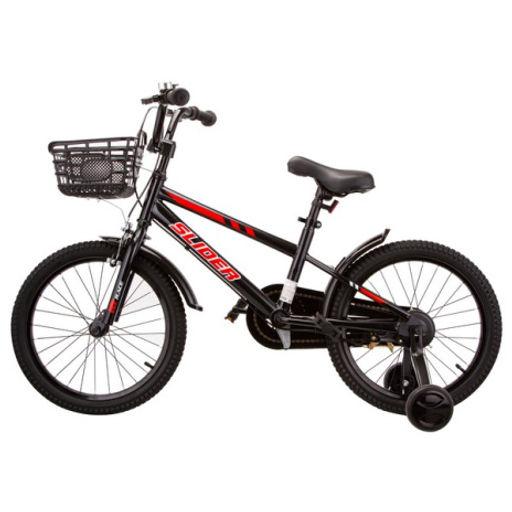 Велосипед двухколесный SLIDER, 18", черный