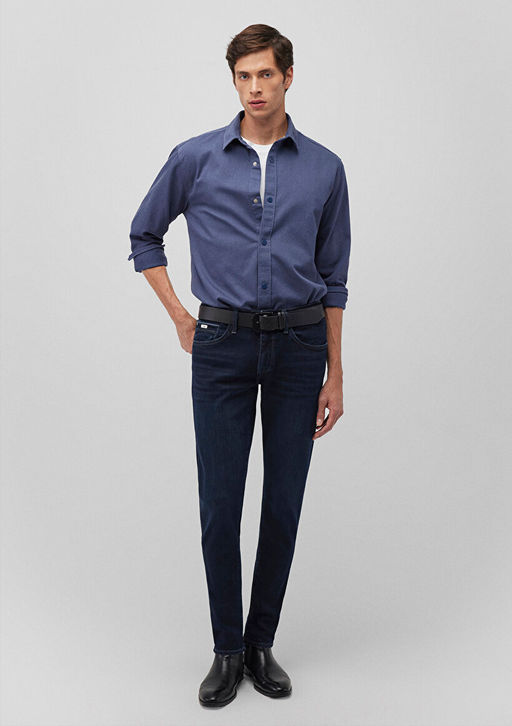 James Premium Blue Koyu Murekkep Mavisi Jean Pantolon