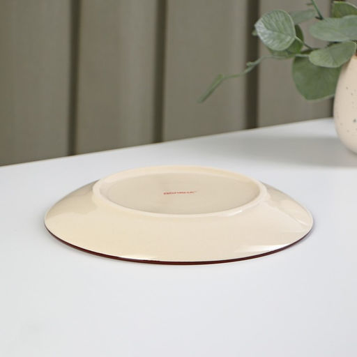 Тарелка керамическая десертная Доляна Морской мир, d=19 см, цвет коричневый фото 3