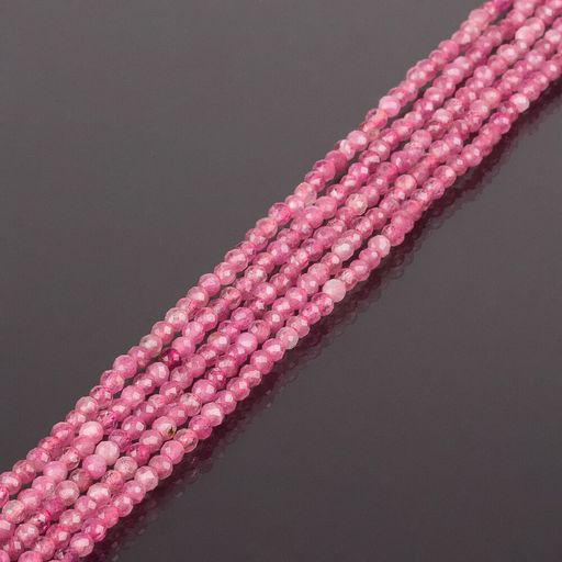 Бусины для рукоделия из Турмалина розового