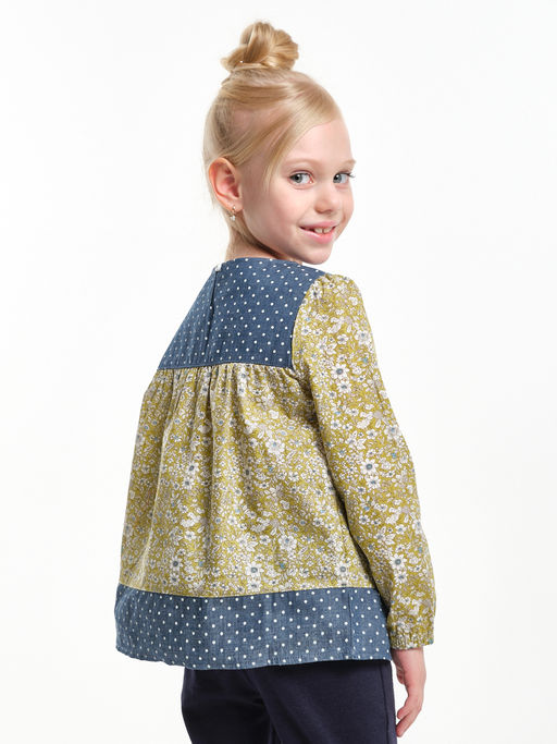 Блузка для девочки UD 2376 хаки - Mini maxi фото 2