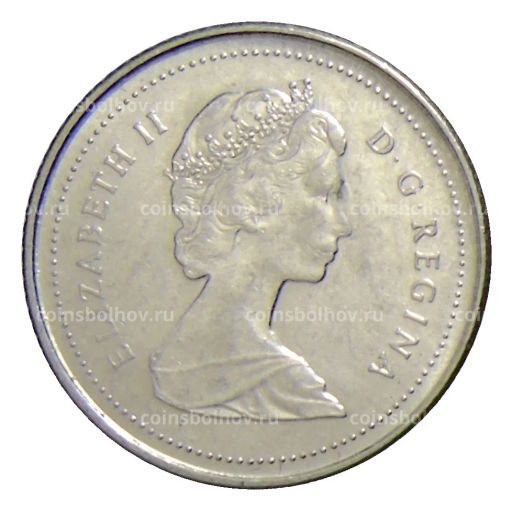 Монета 10 центов 1988 года Канада