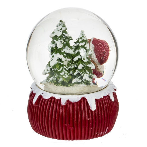 Фигурка декор в стекл шаре "Мишка/Снеговик/Дед Мороз/Олень", D 6.5 см, L6,5 W6,5 H9 см, 4в.