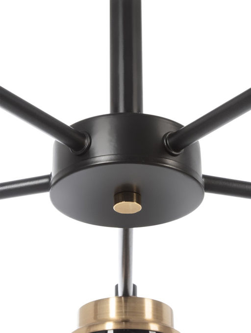 Люстра 74662/5, 5×40 Вт, E14, основание чёрное