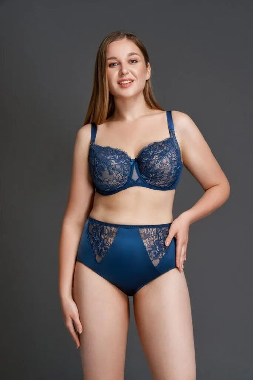 БЮСТГАЛЬТЕР Milavitsa 125000/С26 синий топаз/нюд