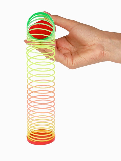 Пружинка радуга Новогодняя лошадь, d=5 см, МИКС - Funny toys фото 17