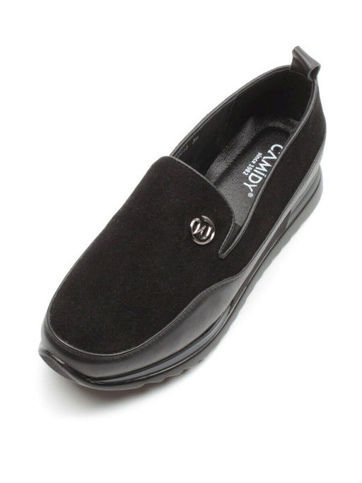 06-5013 BLACK Туфли (натуральная замша)