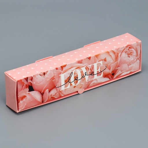 Цена за 5 шт. Коробка для конфет Love, 5 х 21 х 3.3 см - Дарите счастье фото 5