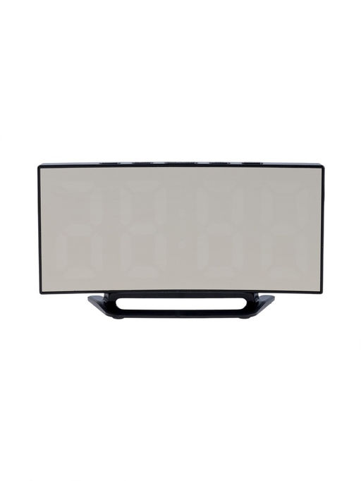 Часы-будильник электронные настольные, термометр, календарь, USB, 15*8 см, зеленые цифры